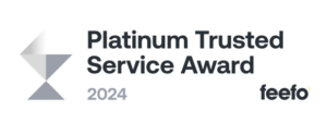Platinum Trusted Service Award Feefo