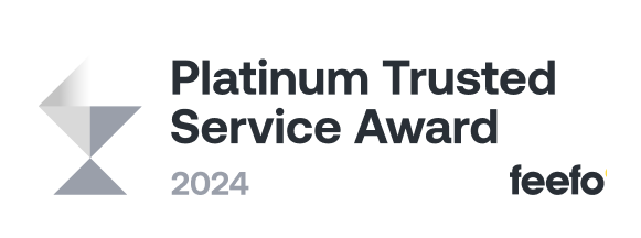 Platinum Trusted Service Award Feefo